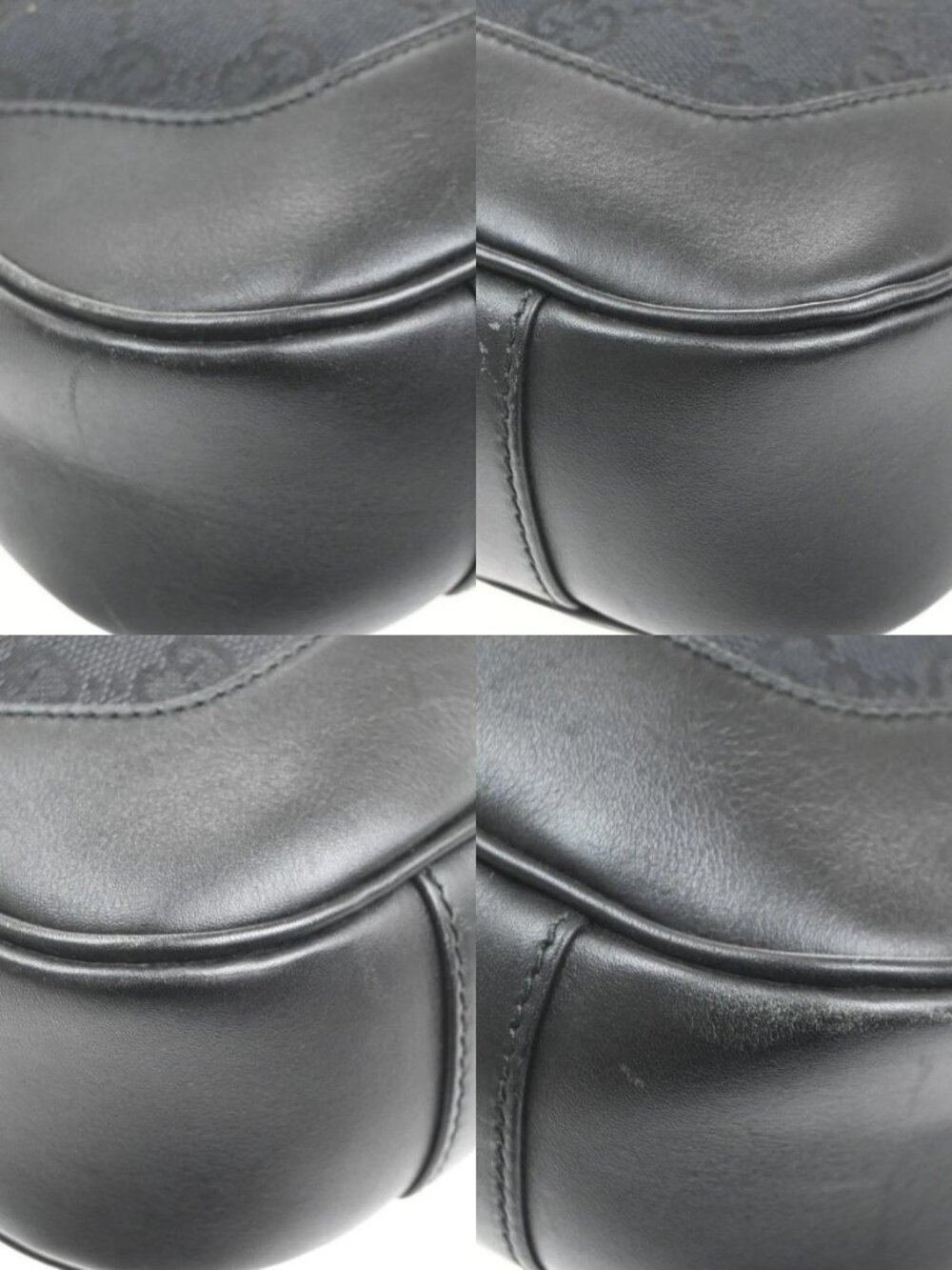 GUCCI GG Pattern Sherry Line Shoulder Bag Canvas Leather Black SHW Italy 32KC939 - Picture 15 of 15